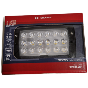 LA80300 Arbejdslygte LED, 27 W, 3375 lm, firkantet, 10-30 V